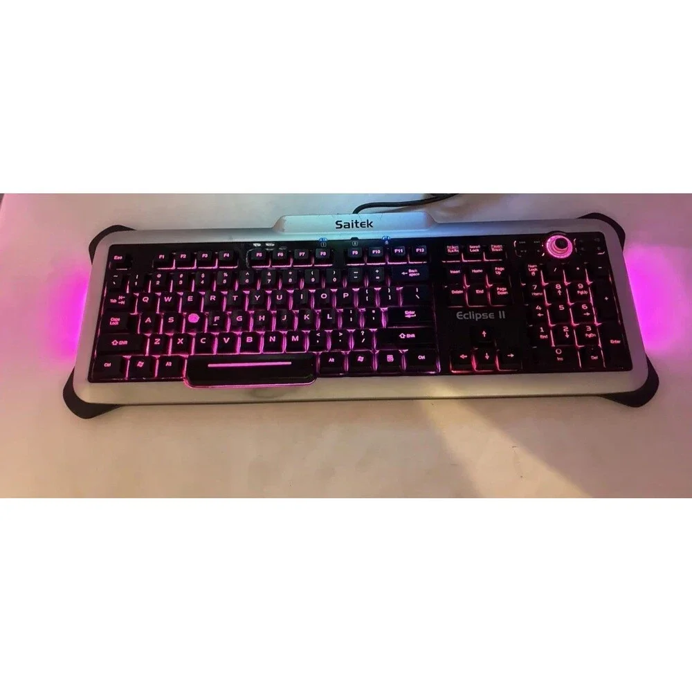 Saitek Eclipse II Keyboard PK02AU Model KU-0603 • Works